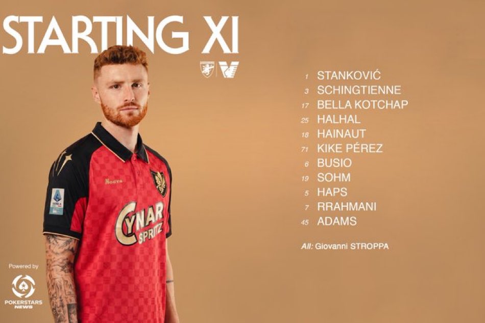 SportMania_IT's tweet photo. Ecco le Formazioni Ufficiali di #Frosinone - #Venezia: confermato #Schimd in mezzo al campo dei Gialloblu, per i Lagunari c’è #Rrhamani davanti #Hainaut e #Haps sulle fasce. https://t.co/r5G6cnZdev
