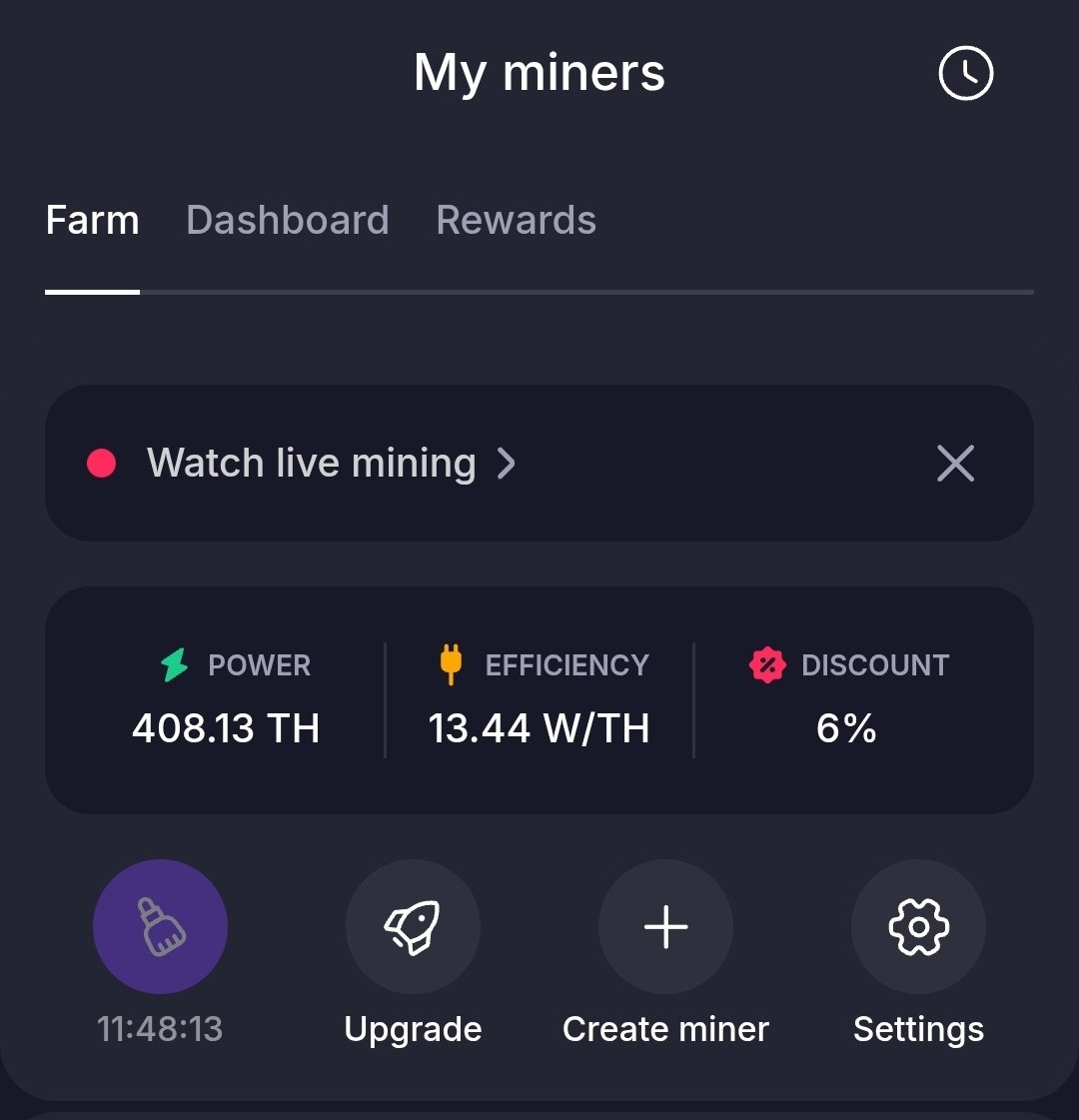 lennych_ren's tweet photo. I have officially acquired 400 TH of power at @GoMining, significantly enhancing the capacity of my mining operation. https://t.co/U5CS25FgdW