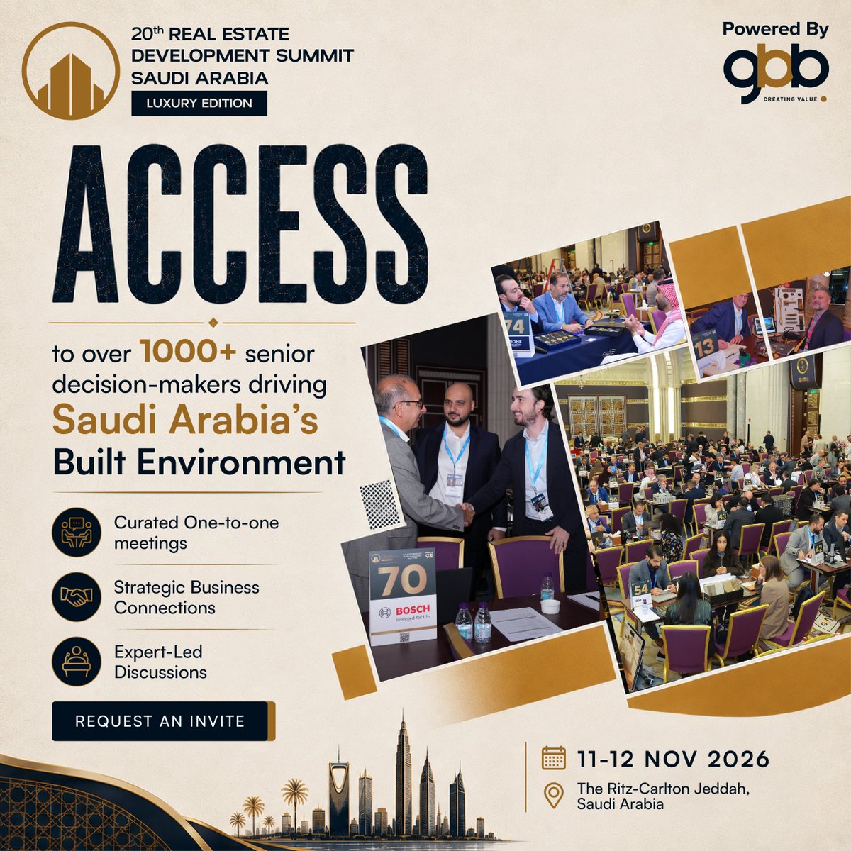 Gulf_const's tweet photo. 1000+ senior decision-makers from across the Kingdom’s built environment will come together under one roof.

𝐓𝐡𝐞 𝐑𝐢𝐭𝐳-𝐂𝐚𝐫𝐥𝐭𝐨𝐧, 𝐉𝐞𝐝𝐝𝐚𝐡

𝟏𝟏 - 𝟏𝟐 𝐍𝐨𝐯𝐞𝐦𝐛𝐞𝐫 𝟐𝟎𝟐𝟔

𝐑𝐞𝐪𝐮𝐞𝐬𝐭 𝐲𝐨𝐮𝐫 𝐢𝐧𝐯𝐢𝐭𝐚𝐭𝐢𝐨𝐧: https://t.co/mKponqamGr https://t.co/c3W4RTItH0