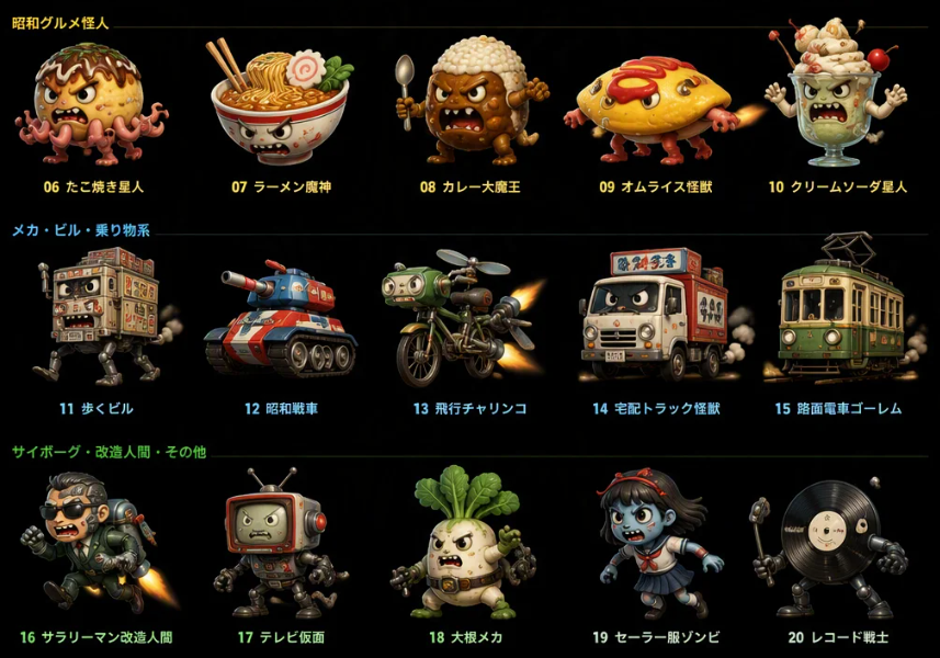 KazuoFurui's tweet photo. 昭和っぽい怪人を作ってみた。 https://t.co/r4oqeUm8Rs
