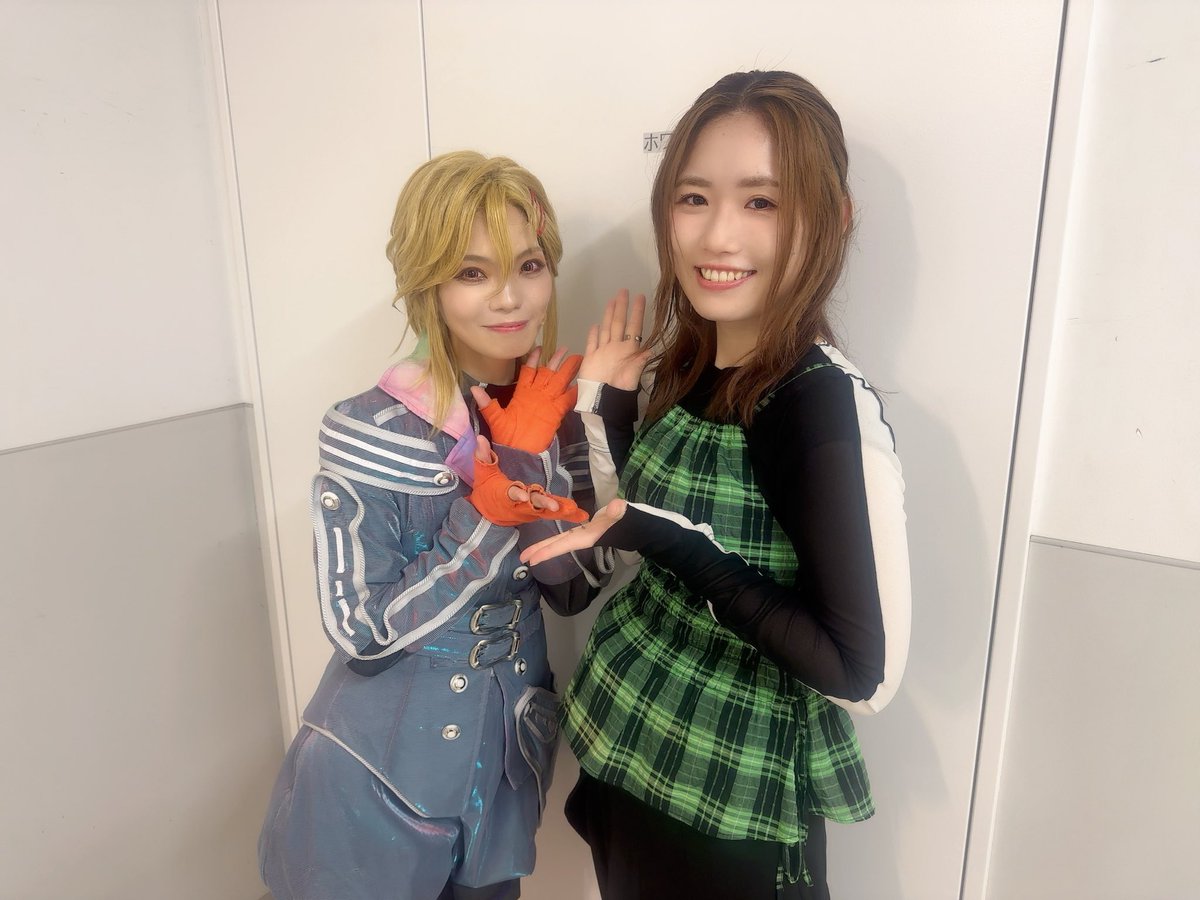 gnosia_off's tweet photo. ⋰⋰
　　9/6(日)16:00〜
　大千穐楽公演
　　　お疲れ様でした💫
⋱⋱

『グノーシア ザ・ライブプレイングシアター』
本日16時公演の副音声コメンタリーゲストとして
セツ役 #長谷川育美 さんにご出演いただきました✨

#グノーシアTLPT セツ役
#生田輝 さんと📸

📹配信チケット（副音声コメンタリー付き）は↓から！
https://t.co/y9Ydj2FFId

#グノーシア #gnosia