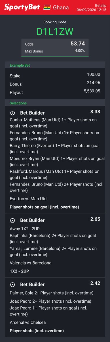 billsonme1x's tweet photo. 53 odds worth the risk https://t.co/GFlUV675Gf