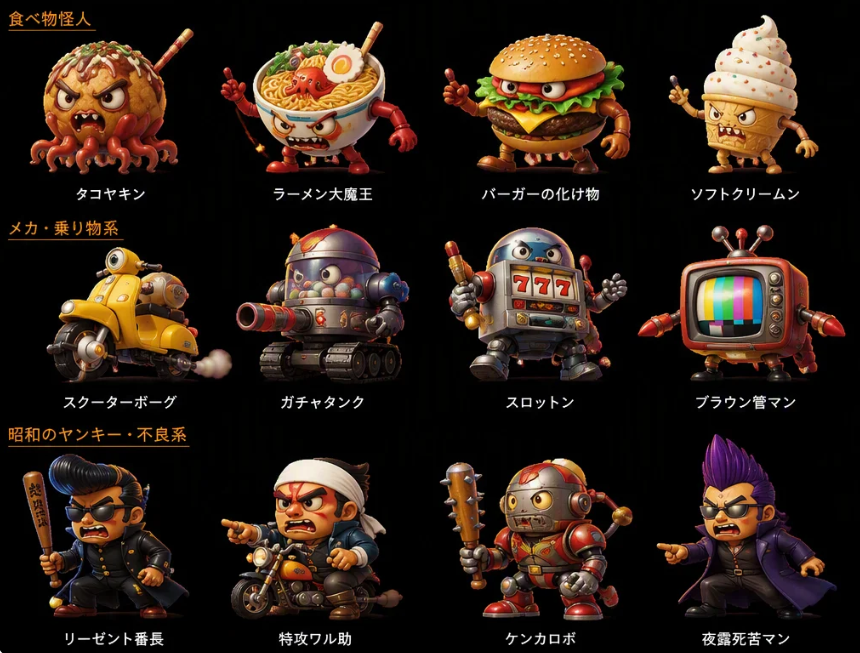 KazuoFurui's tweet photo. 昭和っぽい怪人を作ってみた。 https://t.co/r4oqeUm8Rs