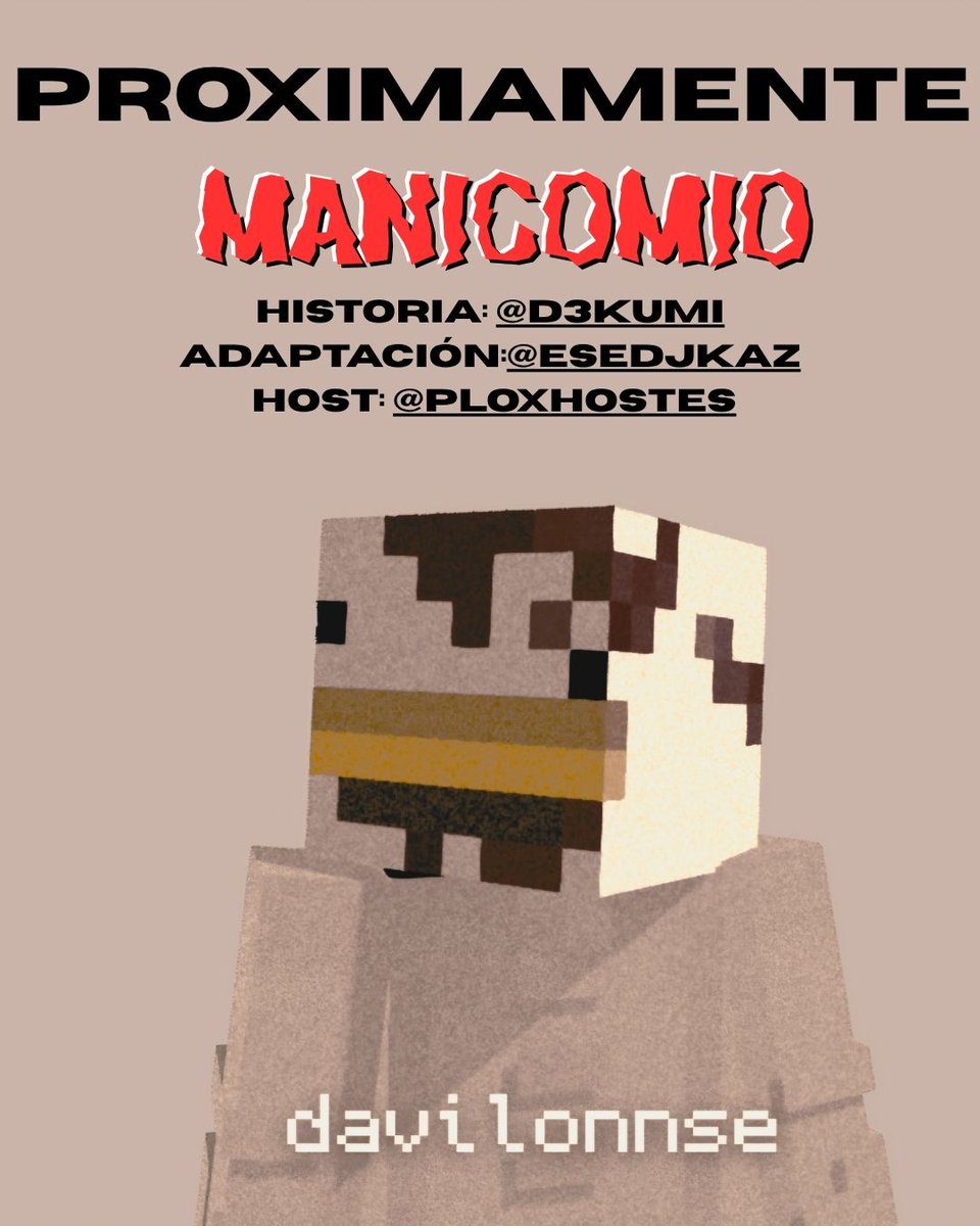 davilonnse's tweet photo. Historia:
@D3KUMI
Adaptación:
@EseDjKaz
ROLEPLAY 100%.. Serie +18 Host:
@PloxHostES https://t.co/CR5qzoU5QM