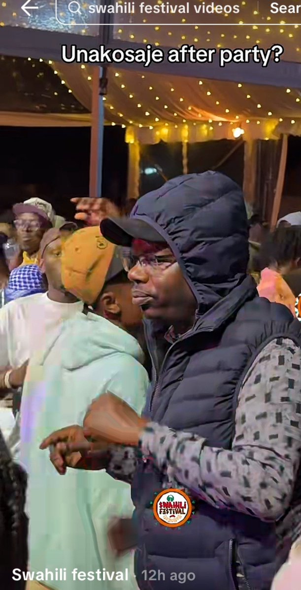 mwangijackjanes's tweet photo. Niko zangu zangu huko clock app alafu naona babangu akidance Kwa Swahili festival 😭wewe msichana tutakushika tu 🙂 https://t.co/bqZlitrv94