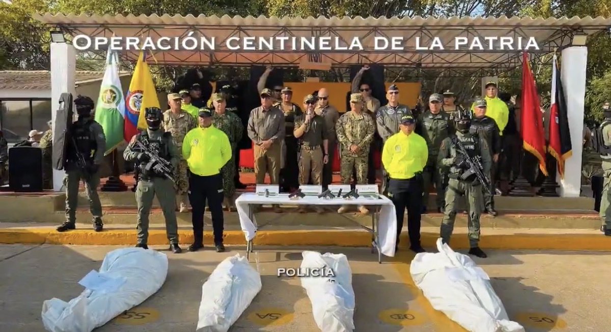 TheRogueSignals's tweet photo. Fighting armed groups is a duty of the state.

Displaying their bodies is a political choice.

Twice in four days, Colombian President Abelardo De La Espriella appeared before the bodies of people killed in security operations.

First came 23 alleged FARC dissidents in Guaviare.

Then four more bodies in La Guajira, accompanied by a warning: those who refuse to surrender will “end this way.”

An operation can be lawful while its presentation remains dangerous.

Two models of security are competing.

One measures territory recovered, commanders captured, financial networks dismantled and civilians protected.

The other measures bodies—and turns their display into evidence of presidential strength.

There is no public evidence that these deaths were extrajudicial.

But the second-order risk begins when body counts become a political performance. Security institutions then acquire an incentive to produce more deaths, more images and more fear.

Colombia already knows the danger of measuring success in war by the number of people killed.

A democracy can confront violent groups without turning the dead into scenery.

Force demonstrates capacity.

Restraint reveals what kind of state controls it.

Rogue Signals
Tracking second-order effects.