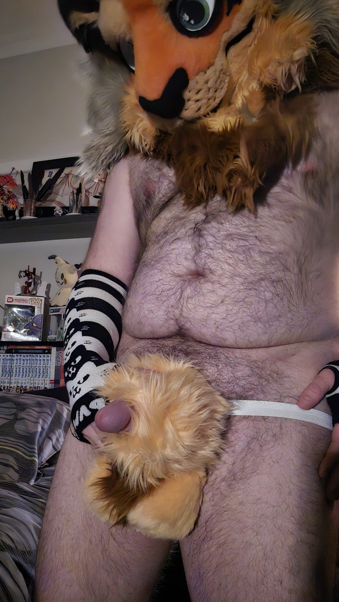 RustyOverlord's tweet photo. Come taste the tigon~ 
_____
_____
_____
#murrsuit #mursuit #furrynsfw #fursuit #yiff #nsfwcosplay https://t.co/vfxpAlTYWH