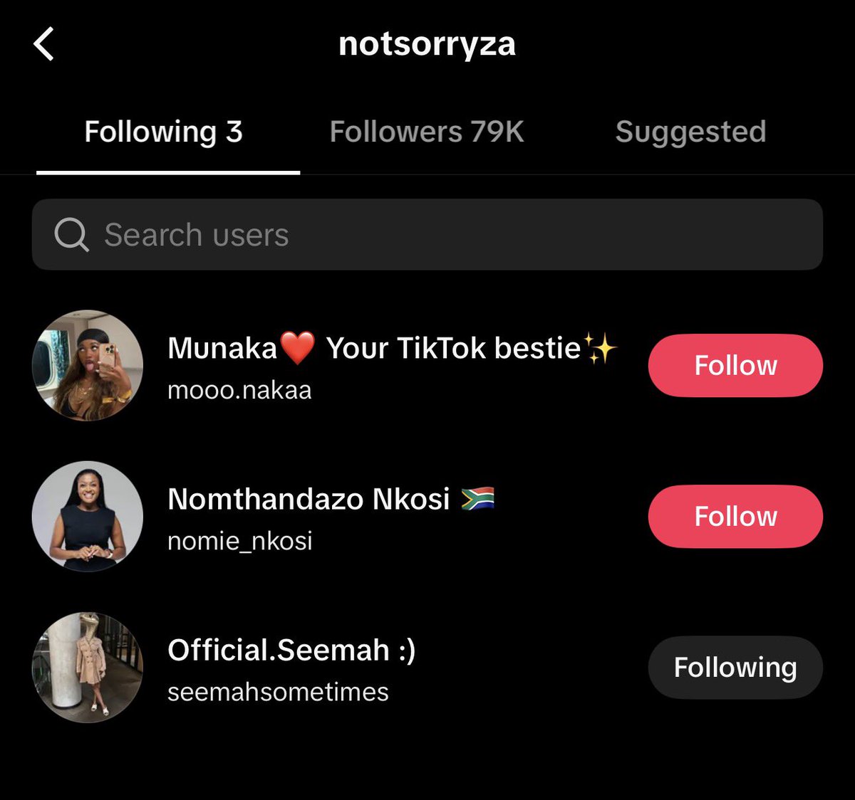 sleendeel's tweet photo. They even unfollowed her😭✋ https://t.co/Ry8H4B6B2Z