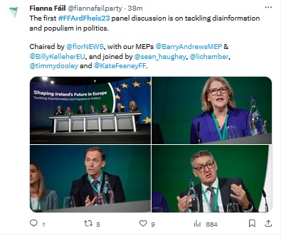 nwl88444048's tweet photo. RTE Paul Cunningham (husband of Flor MacCarthy who provide's MC-ing services to the FF Ard Fheis) gives FF deputy leader Jack Chambers the softest of softball interviews. 

Tell us about RZD Capital PLC @jackfchambers whose assets vested in your Department between August 2025 when the Dublin-based company was struck off, and July 2026 when it was restored to the company register, with signs its €200m bonds are again being traded. How well did you guard OUR assets, Jack?