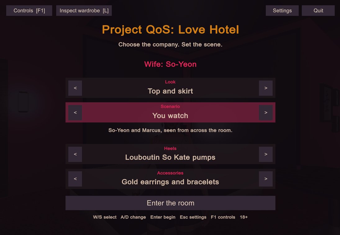ProjectQOS's tweet photo. If this post gets 1k reposts before end of day... 

I will release "Love Hotel" on itch, 

tonight, for free

https://t.co/awtNMq8EvE