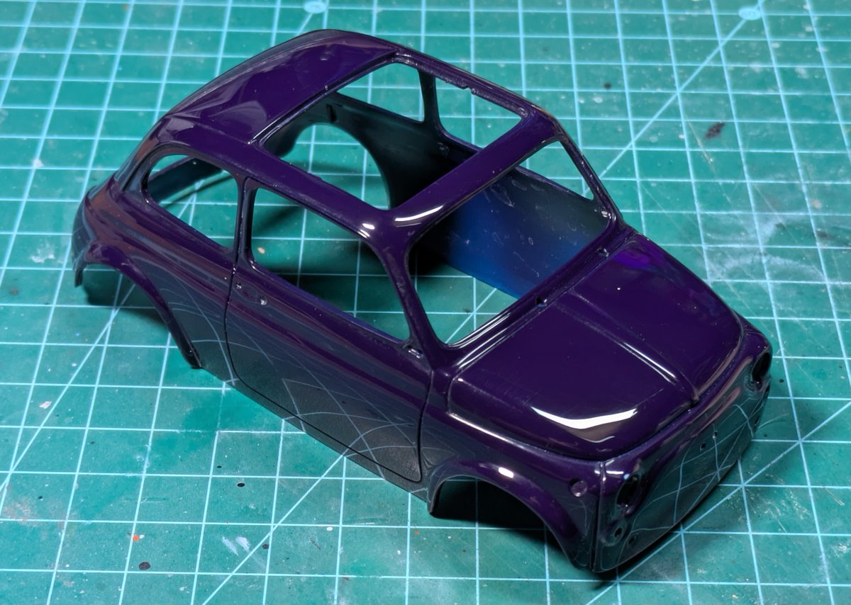 toroturbo's tweet photo. やっとFIAT500Fの研出しが終わりました。
天気が悪いと気分がのらず製作が進みません。
#FIAT
#タミヤ https://t.co/avOZ07tpEt
