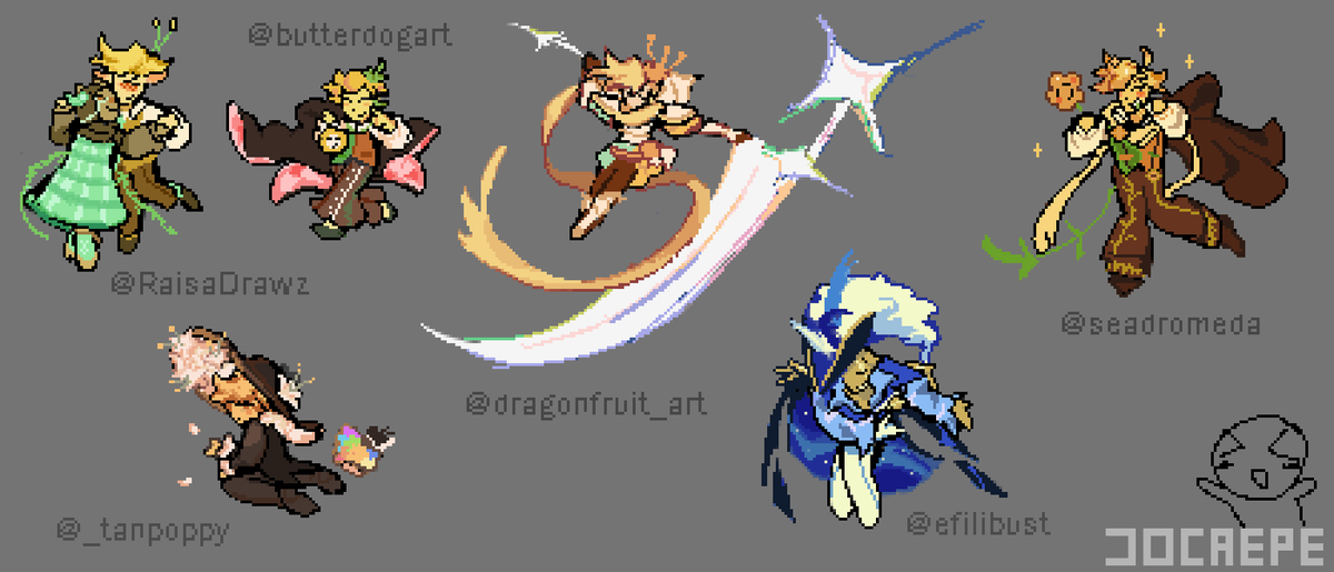 jocrepedraws's tweet photo. 🌻6 Flowery Designs! 🌻
cropped sprites in comments
#flowery https://t.co/tSe5dx6itt