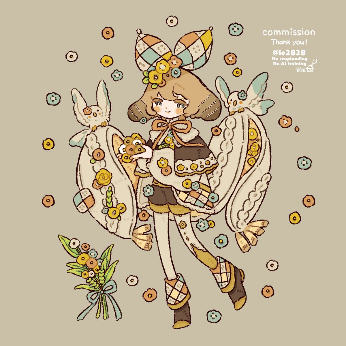 ie2828's tweet photo. skebありがとうございました🌼🕊️✨ https://t.co/N6yBmmfp9K