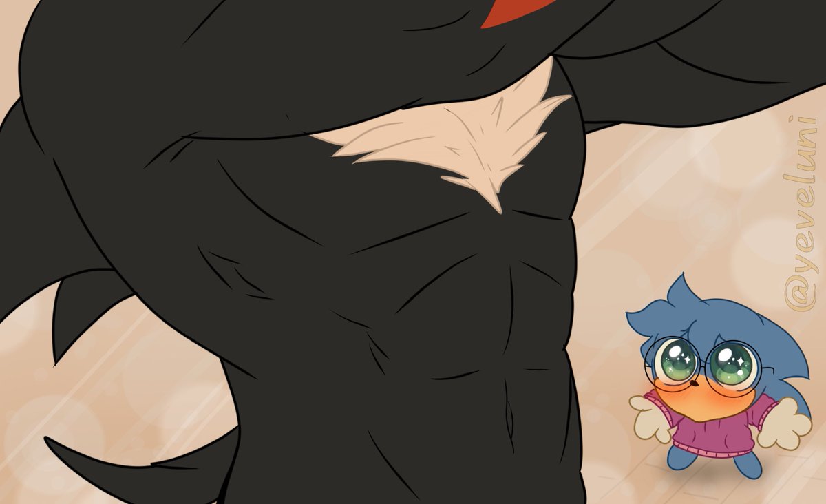 yeveluni's tweet photo. Since I'm currently busy with 3D modeling for one of my projects, I hardly have any time left for drawing, but today I decided to quickly draw something. #Sonadow #Shadonic https://t.co/tr0bKCASwl