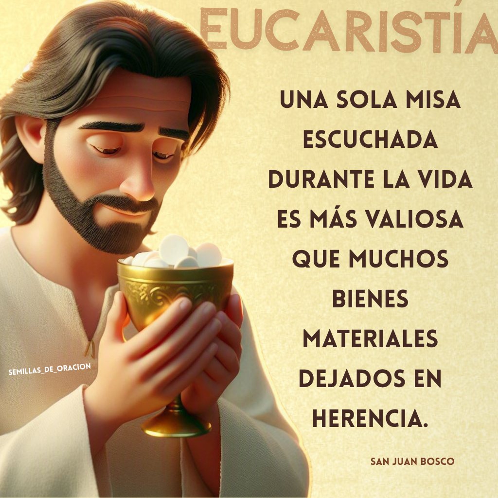 Semillasoracion's tweet photo. Nada llena nuestra vida de tanta alegría y bendición como VIVIR la Eucaristía sin distracciones... Nuestro corazón para Dios hoy y siempre.
#semillasdeoracion #domingo #sacerdote #alimento https://t.co/mfbAe2BgRI