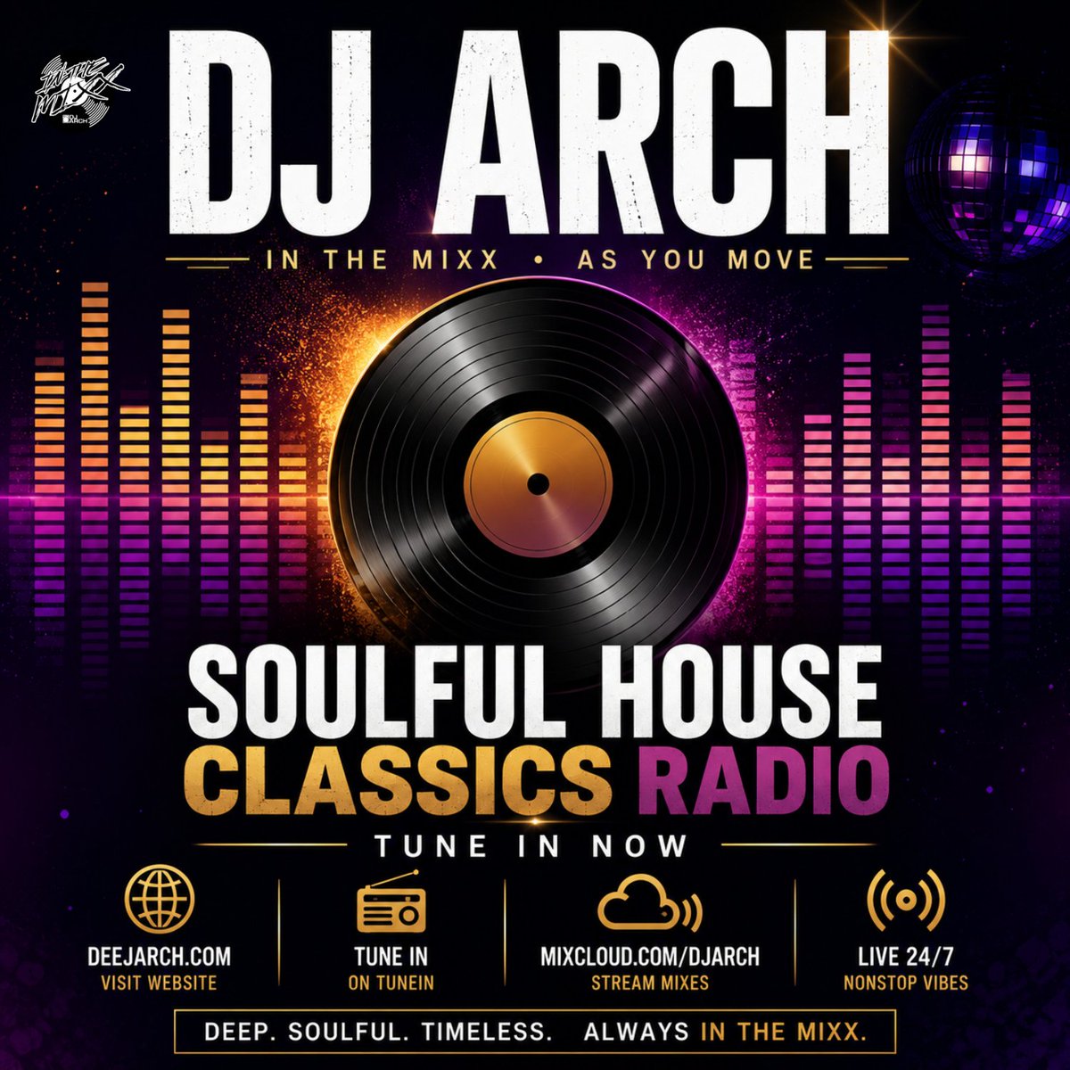 deejarch's tweet photo. 🎧 Sunday morning soul. DJ ARCH Radio — Soulful House &amp; Deep House to start your week right → https://t.co/sGTkQG5hBR #DJArch #SundayMorning #SoulfulHouse https://t.co/jvgCR3HP7v