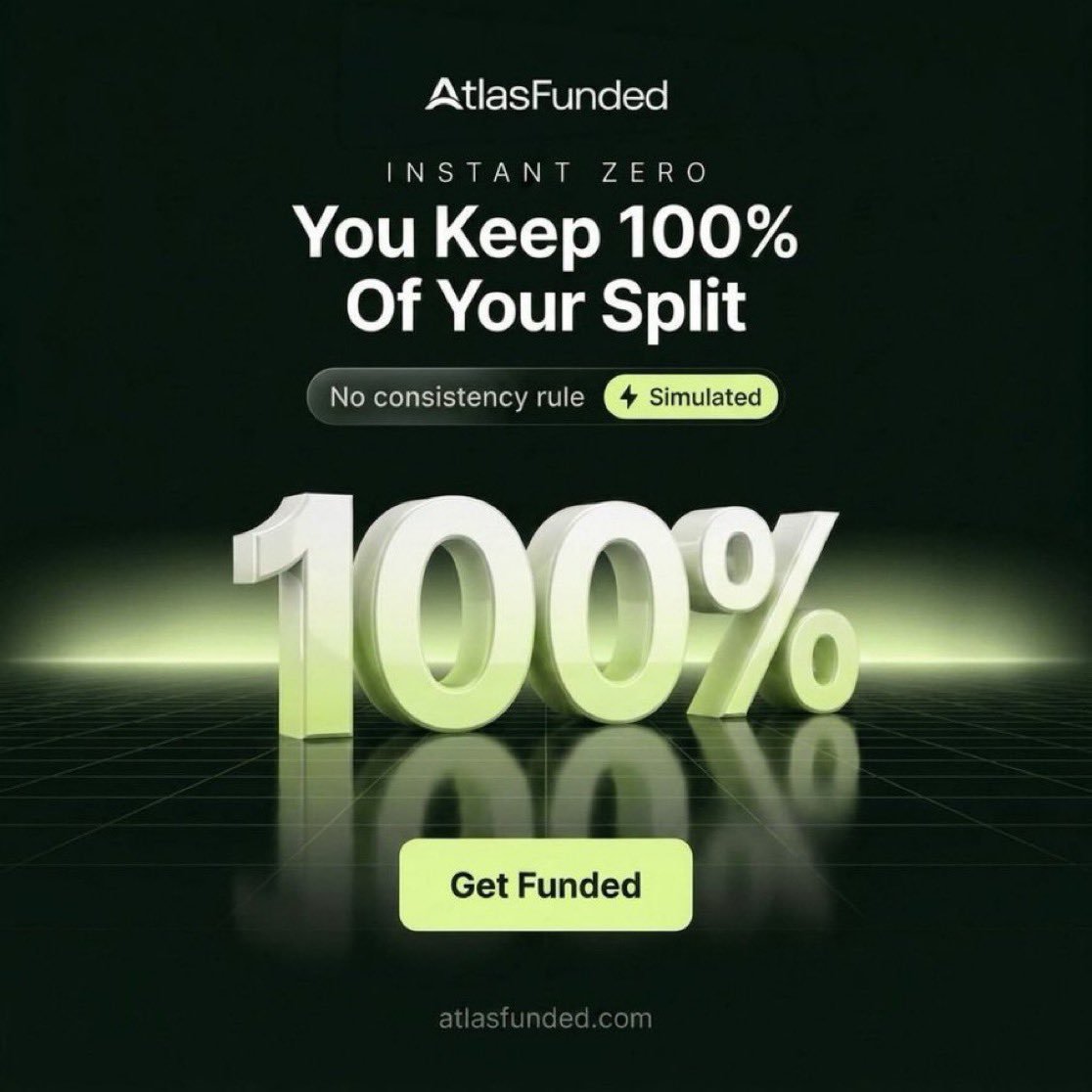 JerryNice_D25Th's tweet photo. Don't have any account to trade with next week no problem 

At @atlasfunded you can get any evaluations for $5 and pay the full price only when you pass

Or use coupon code:25Thjn for 50% discount on all evaluations 
https://t.co/unmM86RrCu… https://t.co/7DnZtBKeHU