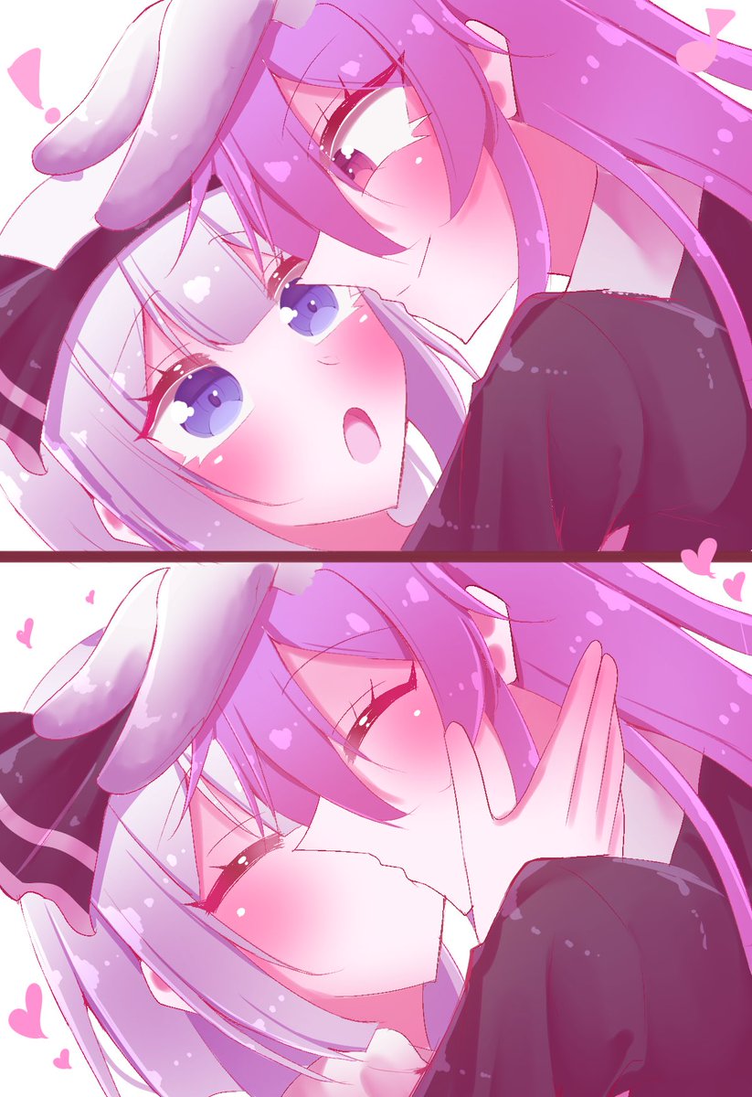 Umeomoti's tweet photo. だいすきよ/うどみょん

 #東方Project 
 #魂魄妖夢  #鈴仙・優曇華院・イナバ https://t.co/C6WegXPhDE