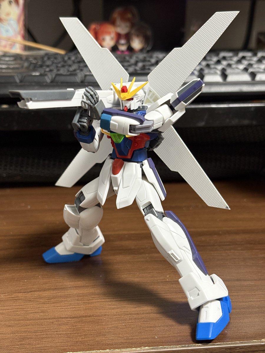 shinou_zero's tweet photo. 今日はやけにガンダムX流れてくるけどサテライトキャノンの構え方が最高なのはうちの GXなんだ https://t.co/6kGgF5dbXk