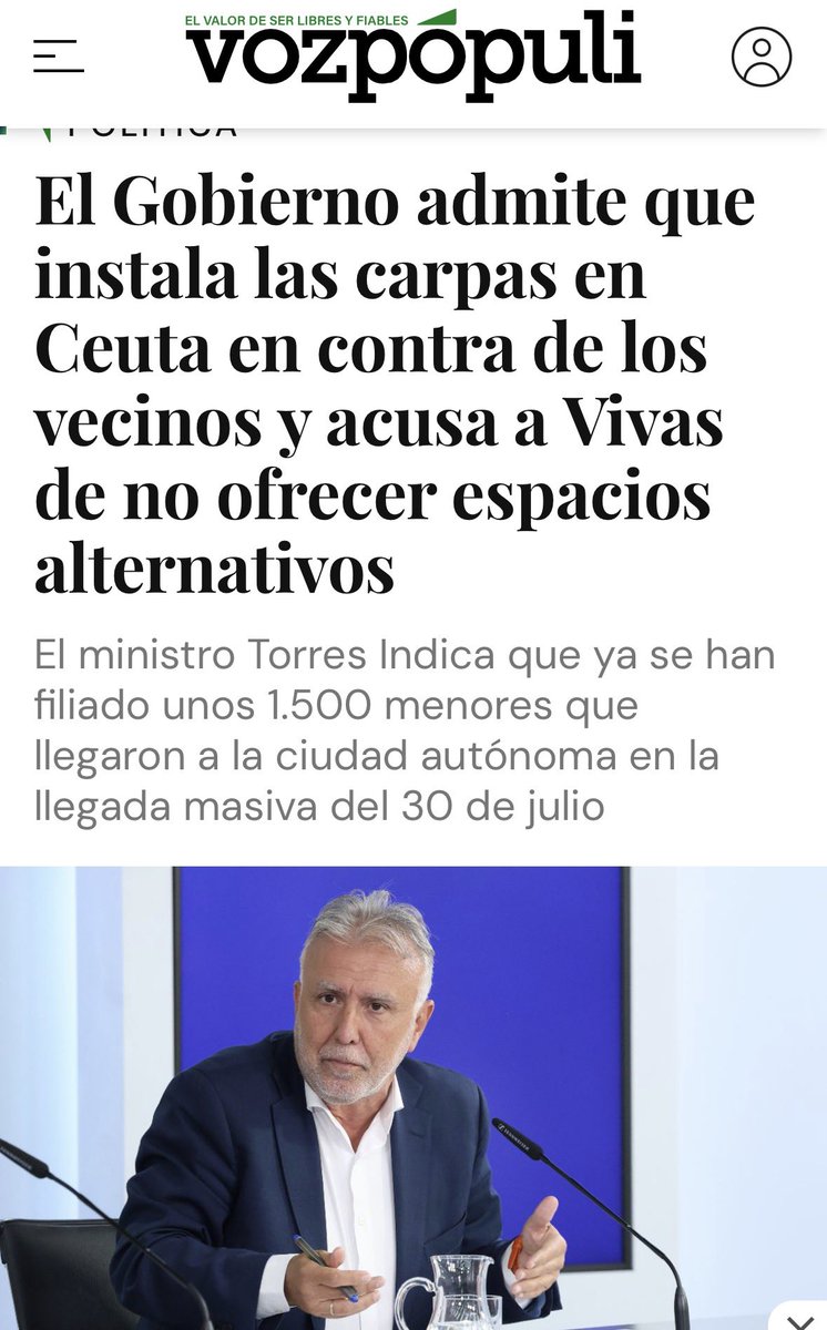 rosadiezglez's tweet photo. ¿Como q Vivas no ofrece 
alternativas? La única alternativa para recuperar la normalidad en una sociedad q sufre inseguridad y vive con miedo y sin libertad es la devolución a Marruecos de todos los invasores q aún siguen en territorio español. ¿ Cuantas veces ha de exigirlo? https://t.co/bYEmwmUzZa