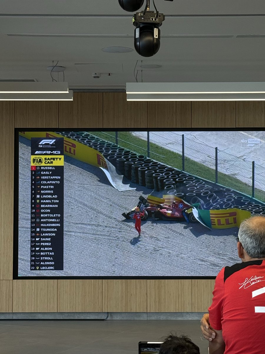 ItsPego's tweet photo. COSA CAZZO È APPENA SUCCESSO. #italiangp #monzagp #ferrari #leclerc #f1 https://t.co/5zkeFIEVjj