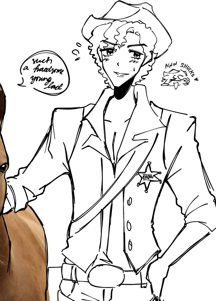 appleciousfish's tweet photo. More cowboy Michael 🙈🙈 #mjart https://t.co/RlcmLEcE3p