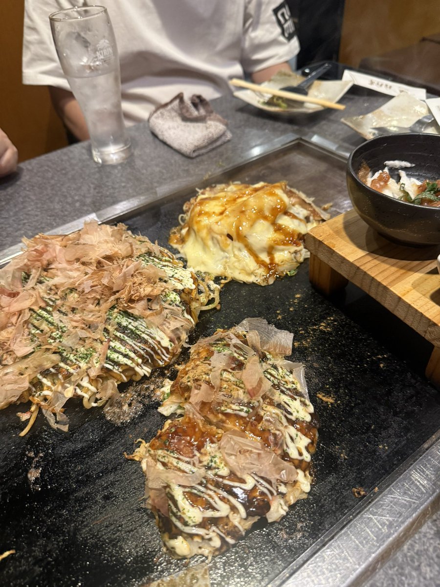 rabitman99's tweet photo. 大阪玉造の居酒屋お好み焼き好きとしては最高だった。また行きたい店 https://t.co/OfUmVAbEhg