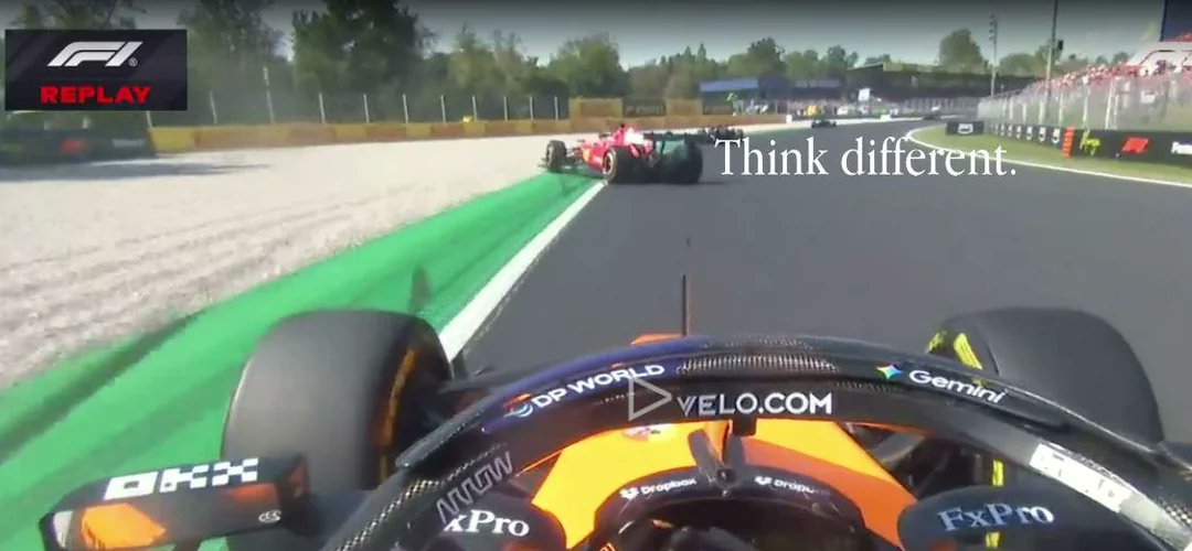 f1trollofficial's tweet photo. Think Different. https://t.co/UQYrfjeUQ3