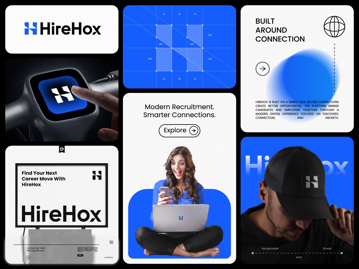 mdiffatbari's tweet photo. HireHox - Modern Job Portal Logo
Looking for a professional logo or brand identity for your business
DM me for freelance projects.
__
#LogoDesign #LogoDesigner #BrandIdentity #GraphicDesign #LogoDesignProcess #Branding #AdobeIllustrator #DesignProcess #FreelanceDesigner #logo https://t.co/xLqR4m0w6n