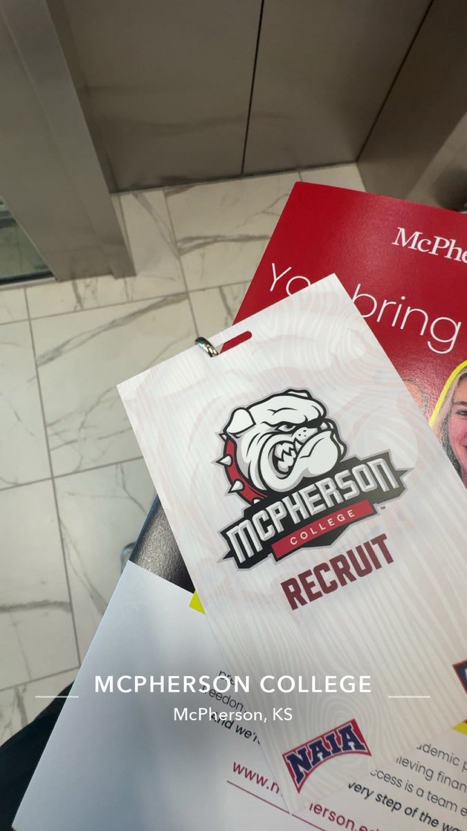 Loganp_2027's tweet photo. Had a great time in Mcpherson, Kansas yesterday on my official gameday visit! The atmosphere was unbelievable, amazing coaching staff and facilities too! The bulldogs put up 73 in the home opener! @MAC_Bulldogs @MACBulldogsFB @CoachJFisc @CoachLeppke @CoachJenk1 @BCBobcatsFB https://t.co/MNeFMkUWyp