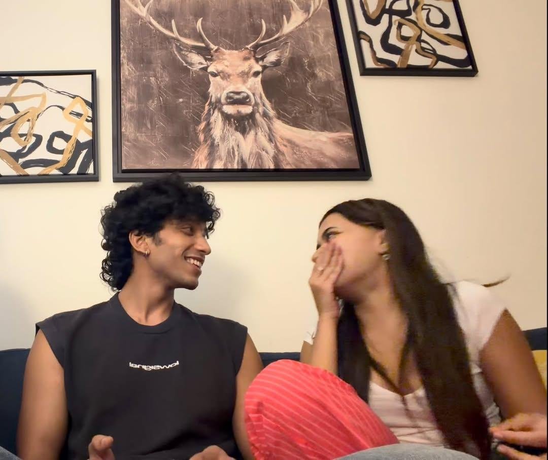 _wintaebear_'s tweet photo. The way his eyes never left her <3 🥹

#yoganksha #yogeshrawat #akankshachoudhary https://t.co/RX2bBBxKzX