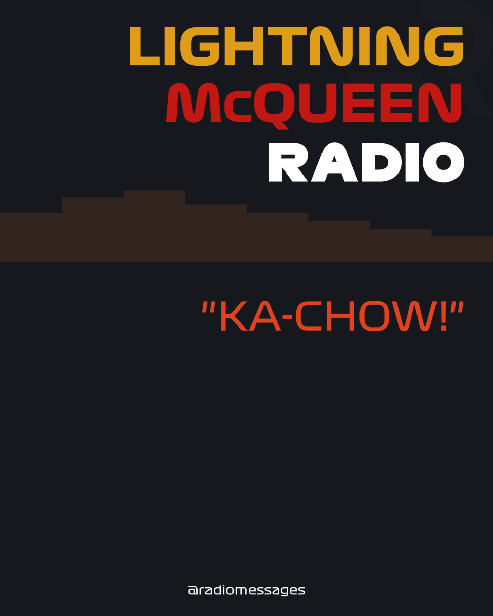 radiomessages's tweet photo. KA-CHOW! ⚡️ #F1 #ItalianGP https://t.co/h5AYidbcHo