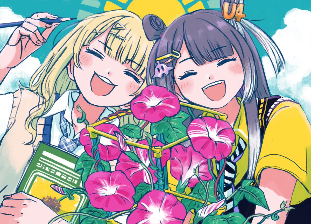 aikodesyoi's tweet photo. 爆サン、楽しみにみています…癒し…好…ごきげん…と言いながら描いてるうちに夏休みも終わり気づけば九月になりなんなら涼しくなってしまい #Yotsuh_Art #らくがきろこ https://t.co/qxtrVrroie