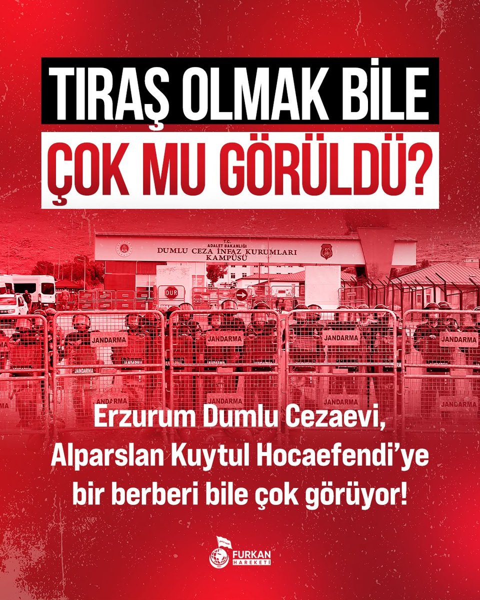 DavetteOncu's tweet photo. Cezaevinde KötüMuamele
AlparslanHocaya Zulüm
@adalet_bakanlik @barolar @ctekurumsal https://t.co/24Q7FLhfI5