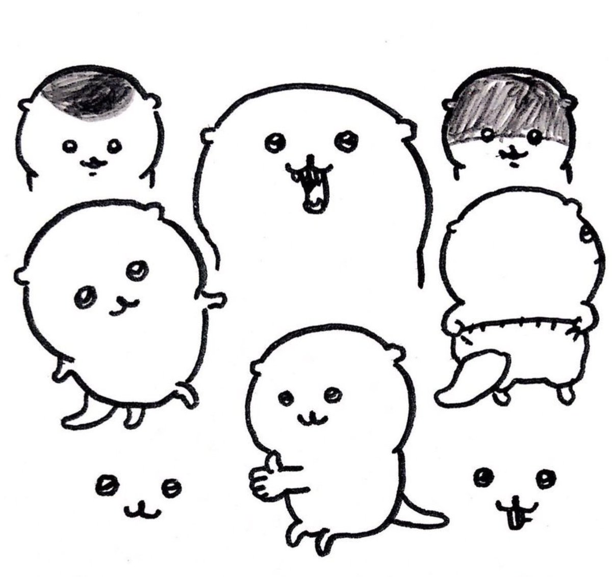 rakkodoidoi's tweet photo. 1짤 쿠리만쥬 초기 디자인 보고 푸하학 웃음 
수달... 수달이지?

2가 지금의 쿠리만쥬 https://t.co/OMKEBnpJI9