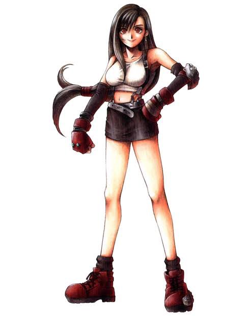 aitaikimochi's tweet photo. I just noticed all the FF7 Revelation character key art are based on the original FF7 Nomura drawings!! TIFA IS SO PRETTY 😭 https://t.co/DnzTRe0vUE