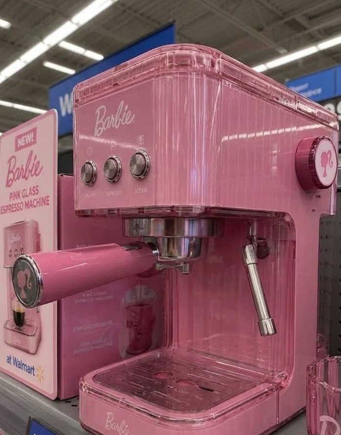 geniuswomanvibe's tweet photo. barbie espresso machine https://t.co/ChgnBGu4Uk