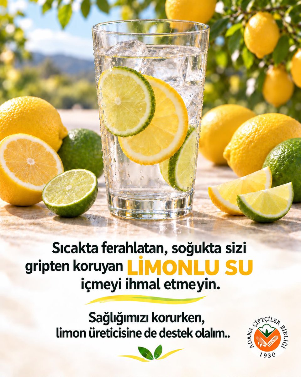 muzeyyensevkin's tweet photo. Çukurova’nın altın sarısı: LİMON 🍋
Ama üretici çıkmazda...
Girdi fiyatları el yakıyor.
Destek yetersiz.
Emek karşılıksız kalıyor.
Limon üreticisi yaşasın ki Çukurova yaşasın.
Limon üreticisine destek olalım! 🇹🇷🍋
#Limon #Çukurova #LimonÜreticisi #Çiftçi @mutludogru1969 https://t.co/3jLoOEO6sA