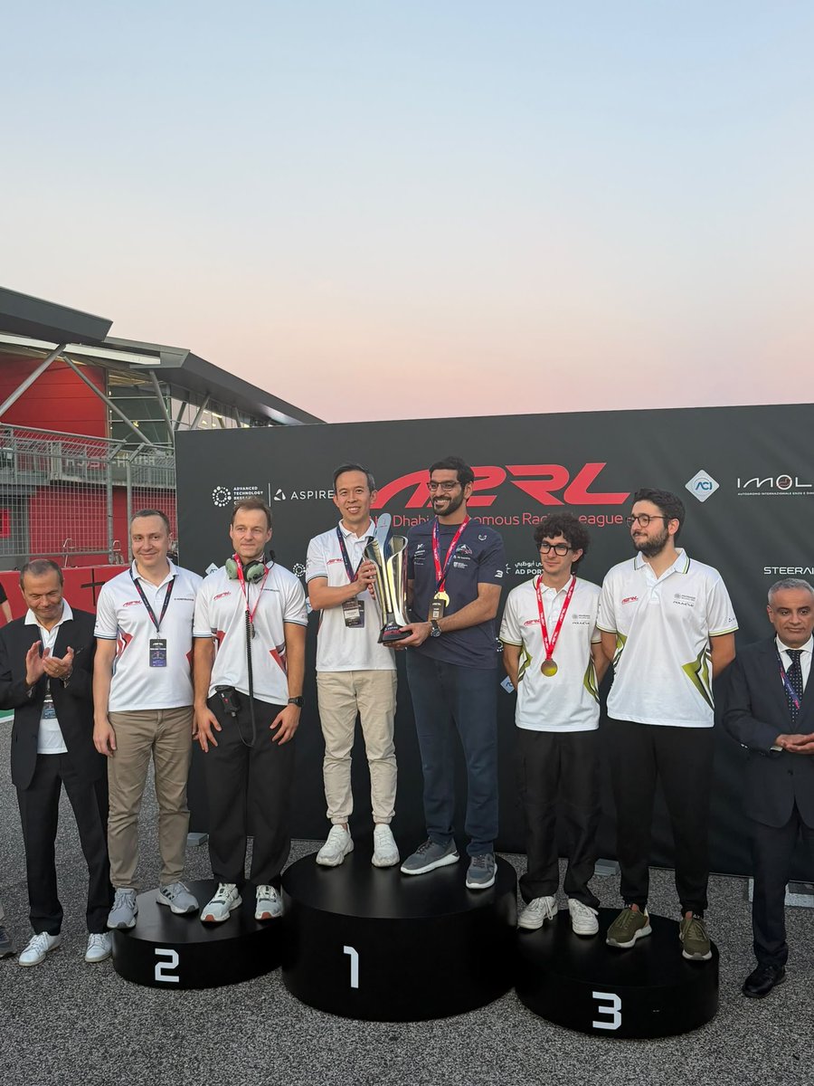 CeasorMulenga's tweet photo. History was officially made at the iconic Autodromo Internazionale Enzo e Dino Ferrari (Imola Circuit) in Bologna, Italy, marking a monumental milestone for the future of motorsport.

On Saturday, September 5, 2026, the driverless era took center stage as the Abu Dhabi Autonomous Racing League (A2RL) made its highly anticipated international debut outside the UAE. 

Representing King Ceasor University, I had the distinct privilege of witnessing five cutting-edge autonomous race cars push the absolute boundaries of technology, clocking blistering speeds of 250+ km/h with zero human intervention. 

Team Kinetiz (Nanyang Technological University) came first, Constructor University 2nd followed by Politecnico di Milano, University of Modena and Reggio Emilia (Unimore) and Technical University of Munich (TUM). 

Massive Thanks To Constructor Group for the invitation to this land mark event. 

Cheers to all the teams pushing the frontiers of autonomous innovation.
