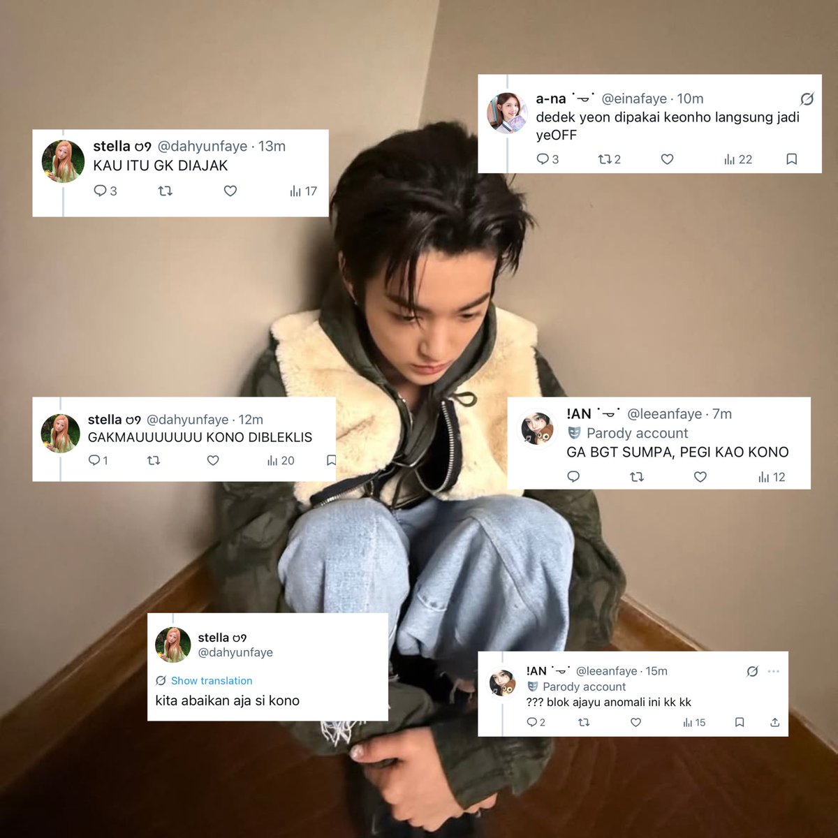 einafaye's tweet photo. kenapa aku dijauhi❓❓❓
salahku apa ❓❓
dosaku apa ❓❓❓
kono cuma mau punya teman ⁉️🥺 https://t.co/lFTZfgeuE6
