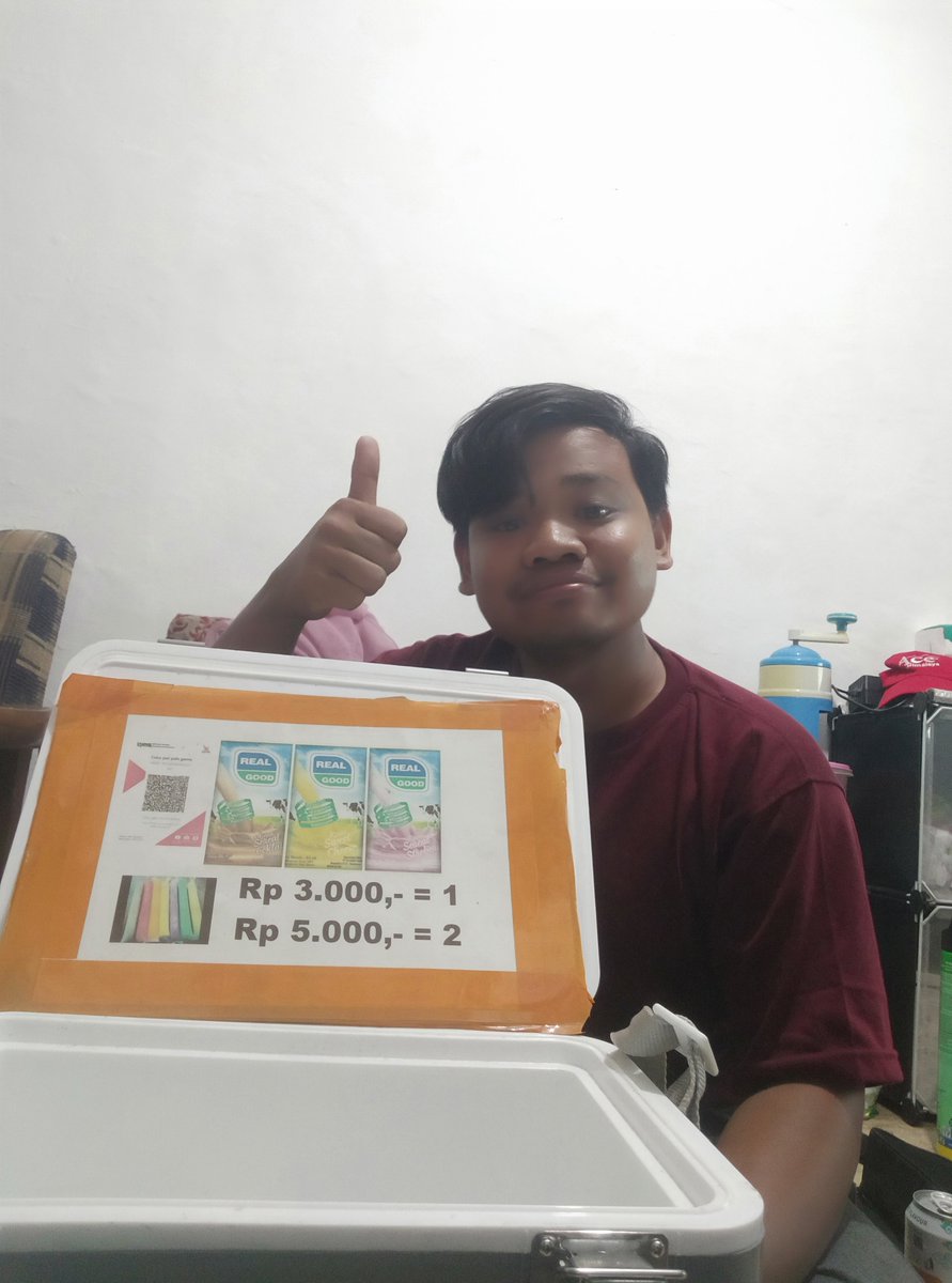 imasputra12's tweet photo. Semangat jualan es mambo dan realgood allah ☺️🤲🏻

Aku tuna rungu sehat minum larutan leci
Aku cari jalan sekolah atau taman 🏃🏻🚴🏻
Wa 0895410709019 atau DM Terima kasih ☺️🤲🏻 🙏🏻 

Keluarga makan ibu sama adik ❤️💞 

Aku simpan uang ke baru sepeda mini
#rezeki #bisu #tuli #jual #ibu https://t.co/Zrsx1DFFSo