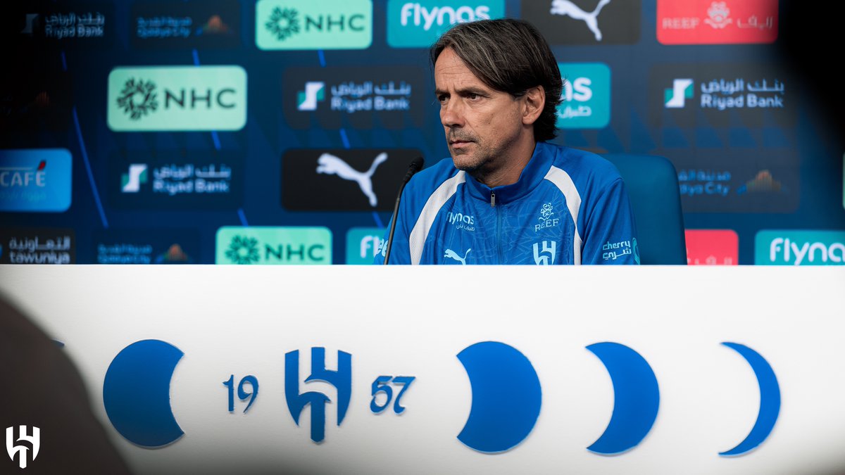 Alhilal_FC's tweet photo. 🎙️ "إنزاغي": "نحيّي جماهير الهلال من القلب على دعمهم المتواصل لنا" 📄