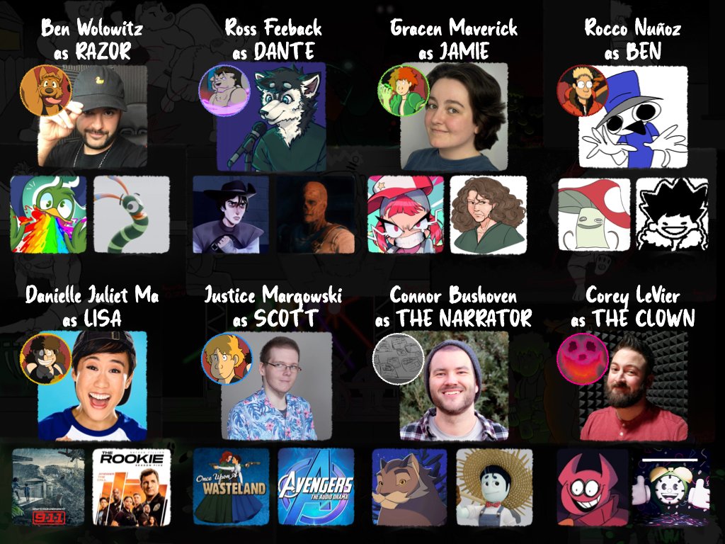 PugzillaToons's tweet photo. I've announced everyone now, so here's the voice cast for the Razor The Rock and Roll Werewolf Storyboarded Trailer IN FULL: @swiblet Ross Feeback @gracenmaverick @smellnaursty Danielle Juliet Ma @MildhotSauceVA @ConnorBushoven and @VoicesByCorey !!!! Go give them some love! https://t.co/z8EWFihdxG