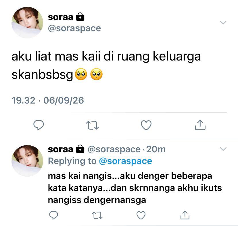 northaon_'s tweet photo. 8. Kai gak gengsi ngomong langsung kok, cuma dia lagi mau merenung sendiri aja ☹️ https://t.co/bzzrvUSol0