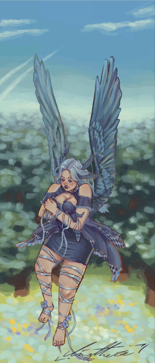 lingthera's tweet photo. Dropping a comm here,, don’t mind me -,-
@eyrieskyvtuber @_VGen_
#commissionㅤ #vgen #VgenCommㅤ #commissionRT #CommissionsGG #commissionaart #YCH #yourcharacterhere #ychcomm #flying https://t.co/fBiMB3q5Mj