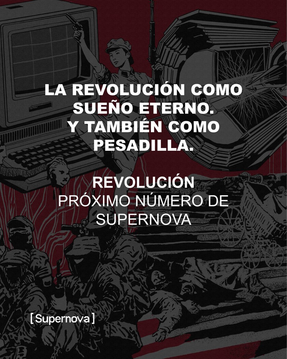 PabloTouzon's tweet photo. Septiembre en @RevSupernova_: Revolución https://t.co/XvAfhafYma