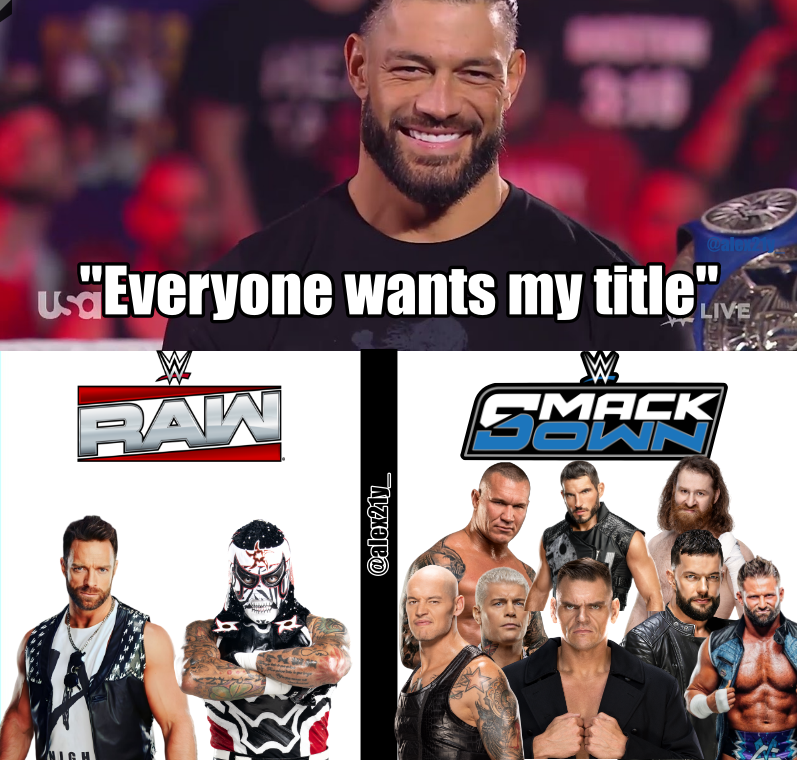 Alex21y_'s tweet photo. I guess not everyone wants Roman's title... https://t.co/NRVflpgMrT