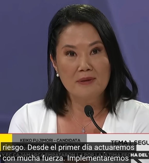 fujiburros's tweet photo. Keiko Fujimori: "Desde el primer día actuaremos con mucha fuerza contra la delincuencia..."👇 https://t.co/epguLWbfwh