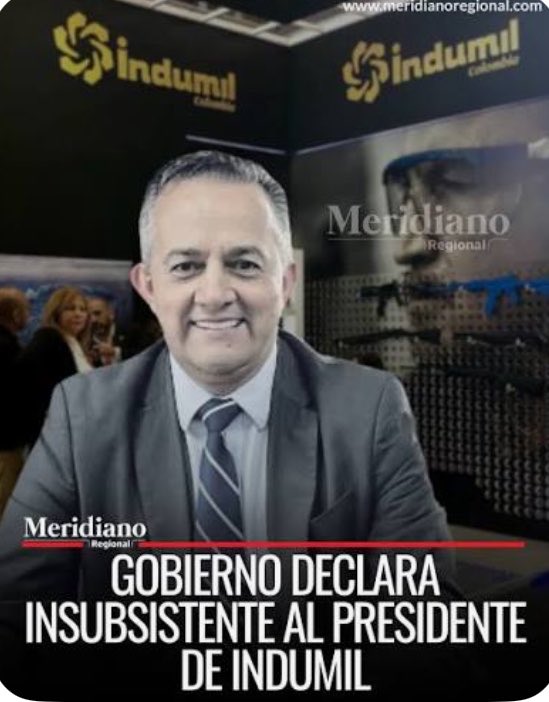 waldoalarconho1's tweet photo. Al gobierno le digo que no se olvide de hacerle una auditoría forense a @IndumilColombia para determinar cuánto dinero desvió y los torcidos que hizo el coronel petrista Juan Carlos Mazo Giraldo a favor de Petro. El mencionado también fue relacionado con las FARC.
@mindefensa https://t.co/maPdRX57qg