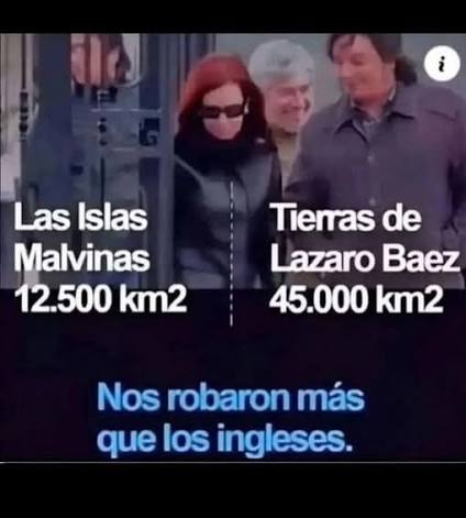 abrilcba_'s tweet photo. El kirchnerismo nos robó más que los ingleses https://t.co/HV52Hw8GVK
